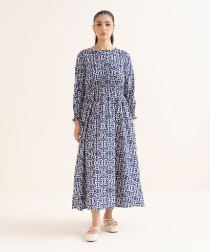Printed Cambric Dress