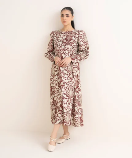 Printed Cambric Dress