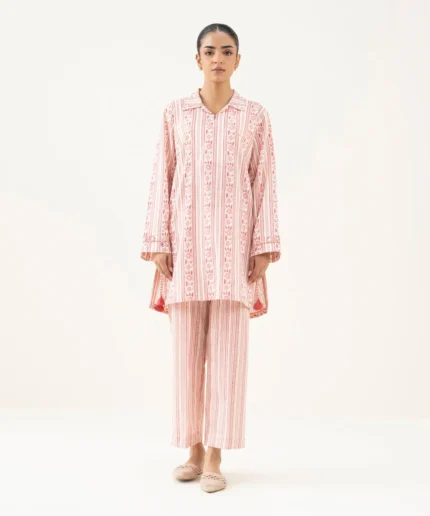 Printed Crosshatch Shirt