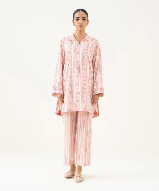 Printed Crosshatch Shirt