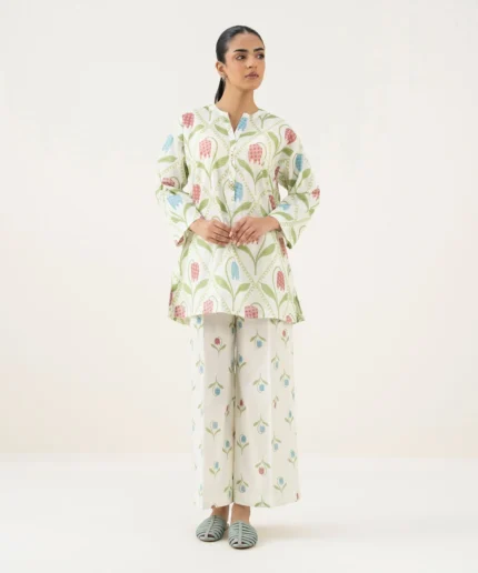 Printed Crosshatch Shirt